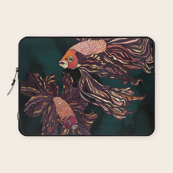 Metallic Betta Fish II Laptop Sleeve Gallery Image 1