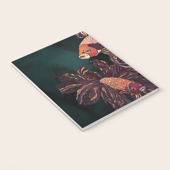Metallic Betta Fish II Notebook Gallery Image 3