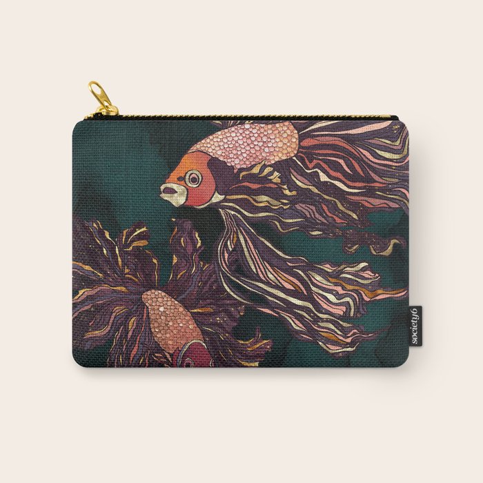 Metallic Betta Fish II Carry All Pouch Gallery Image 1