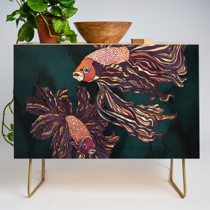 Metallic Betta Fish II Credenza Gallery Image 1