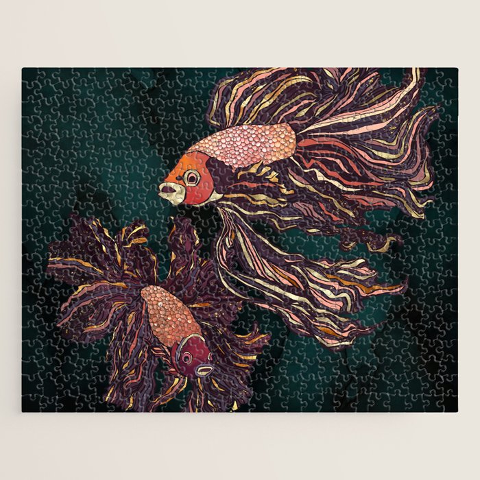 Metallic Betta Fish II Jigsaw Puzzle Gallery Image 1