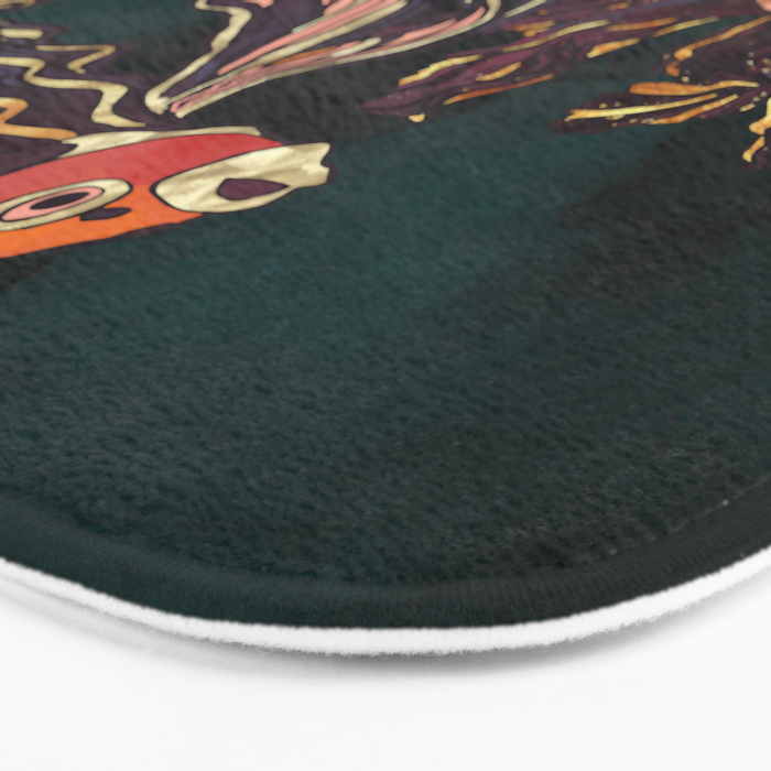 Metallic Betta Fish II Bath Mat Gallery Image 3