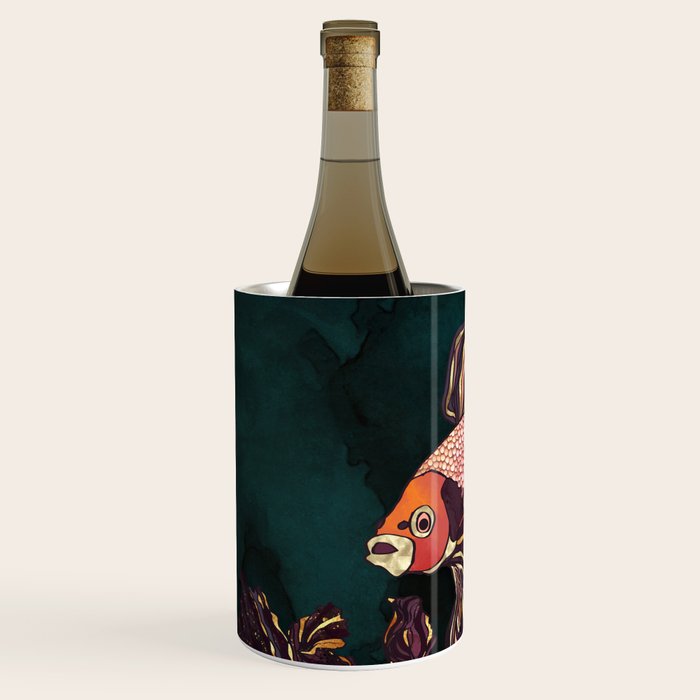 Metallic Betta Fish II Wine Chiller Gallery Image 2