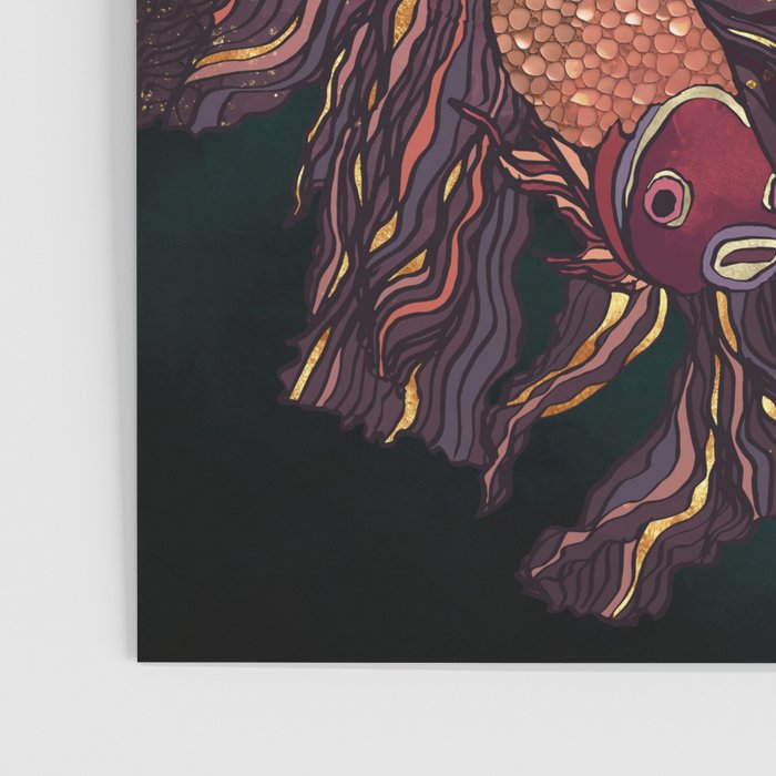 Metallic Betta Fish II Poster Gallery Image 3