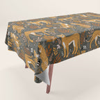Wild Cheetah Pattern II - Autumn Tablecloth Gallery Image 1