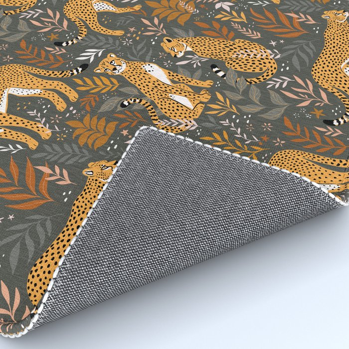 Wild Cheetah Pattern II - Autumn Rug Gallery Image 4