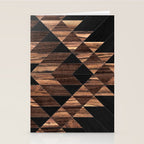 Urban Tribal Pattern No.11 - Aztec - Wood Stationery Card Gallery Image 2