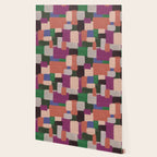 Woven Color Blocks - Modern Craft Texture Wallpaper Gallery Image 2