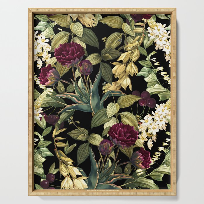 Dark Garden VIII Serving Tray Gallery Image 1