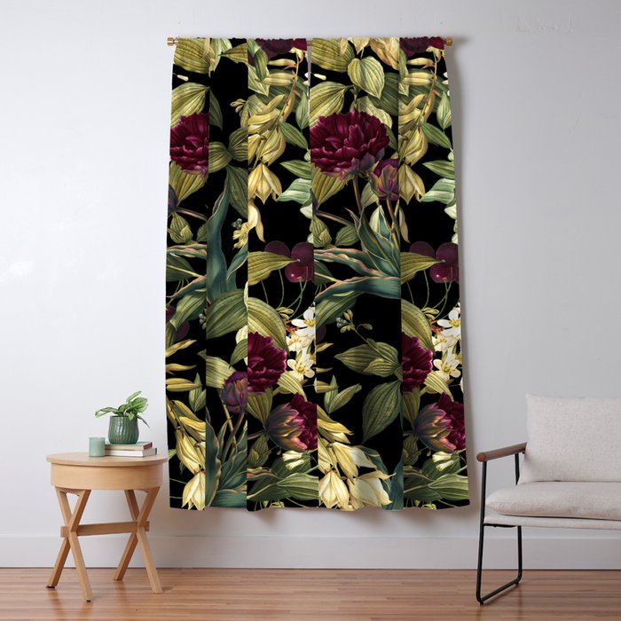 Dark Garden VIII Window Curtain Gallery Image 5