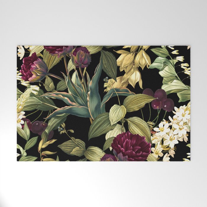 Dark Garden VIII Welcome Mat Gallery Image 1