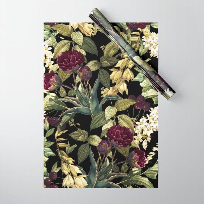 Dark Garden VIII Wrapping Paper Gallery Image 1