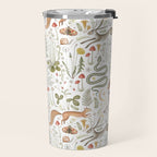 Enchanted Magical Midnight Forest Animals V Travel Mug Gallery Image 2
