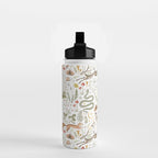 Enchanted Magical Midnight Forest Animals V Water Bottle Gallery Image 2