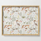 Enchanted Magical Midnight Forest Animals V Serving Tray Gallery Image 1