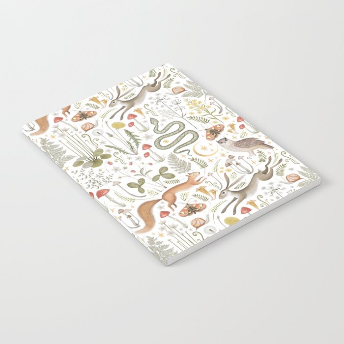 Enchanted Magical Midnight Forest Animals V Notebook Gallery Image 2