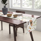 Enchanted Magical Midnight Forest Animals V Table Runner Gallery Image 2