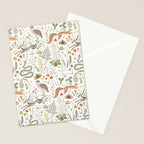 Enchanted Magical Midnight Forest Animals V Stationery Card Gallery Image 2