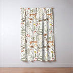 Enchanted Magical Midnight Forest Animals V Window Curtain Gallery Image 3