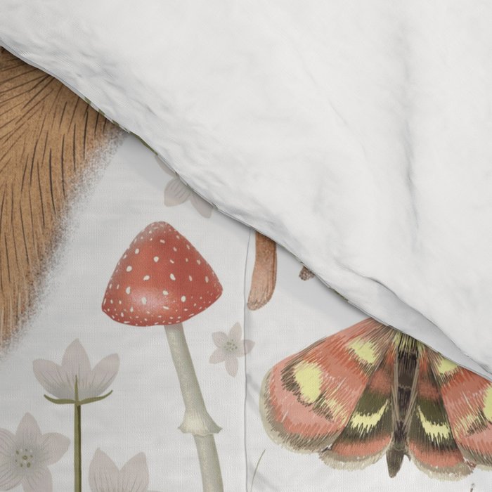 Enchanted Magical Midnight Forest Animals V Comforter Gallery Image 4