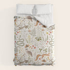 Enchanted Magical Midnight Forest Animals V Duvet Cover Gallery Image 6