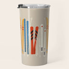 Ski Illustration Travel Mug Gallery Image 3