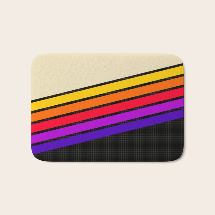VHS pattern design 1 - 80s / 90s Retro Bath Mat Gallery Image 1