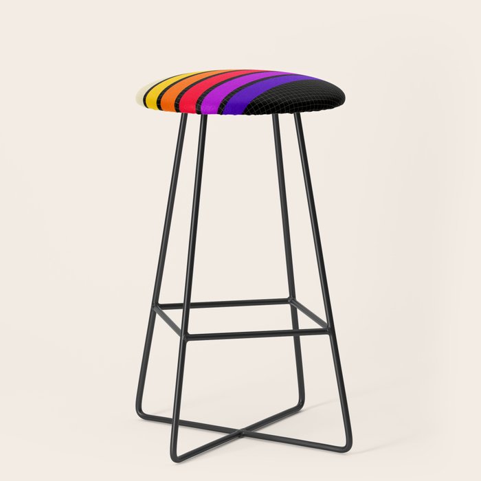 VHS pattern design 1 - 80s / 90s Retro Stool Gallery Image 1