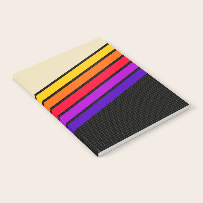 VHS pattern design 1 - 80s / 90s Retro Notebook Gallery Image 2