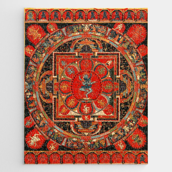 Shri Hevajra Nine Deity Manadala Jigsaw Puzzle Gallery Image 1