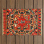 Shri Hevajra Nine Deity Manadala Outdoor Rug Gallery Image 1
