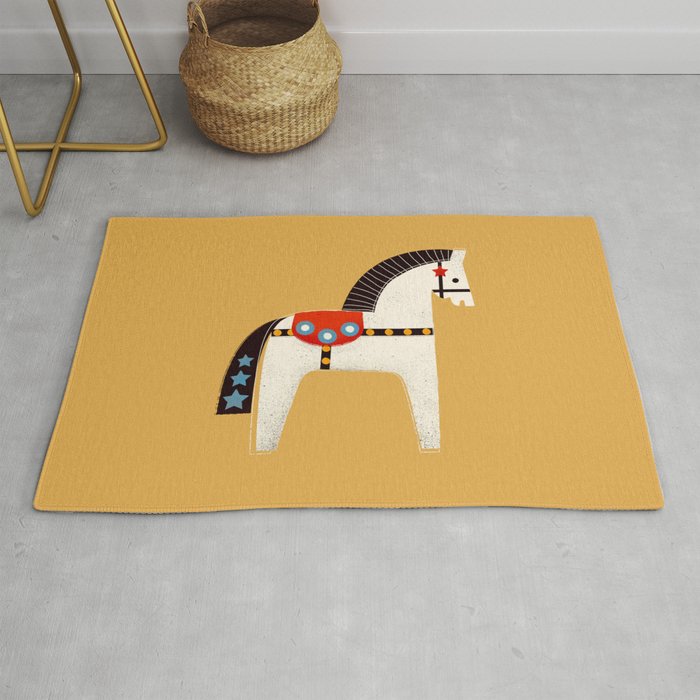 Festive Pony - illustration Rug Gallery Image 1