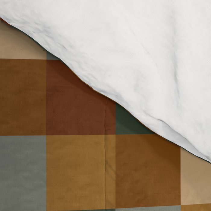 Bold Earthy Checks Pattern - Small VI Comforter Gallery Image 4