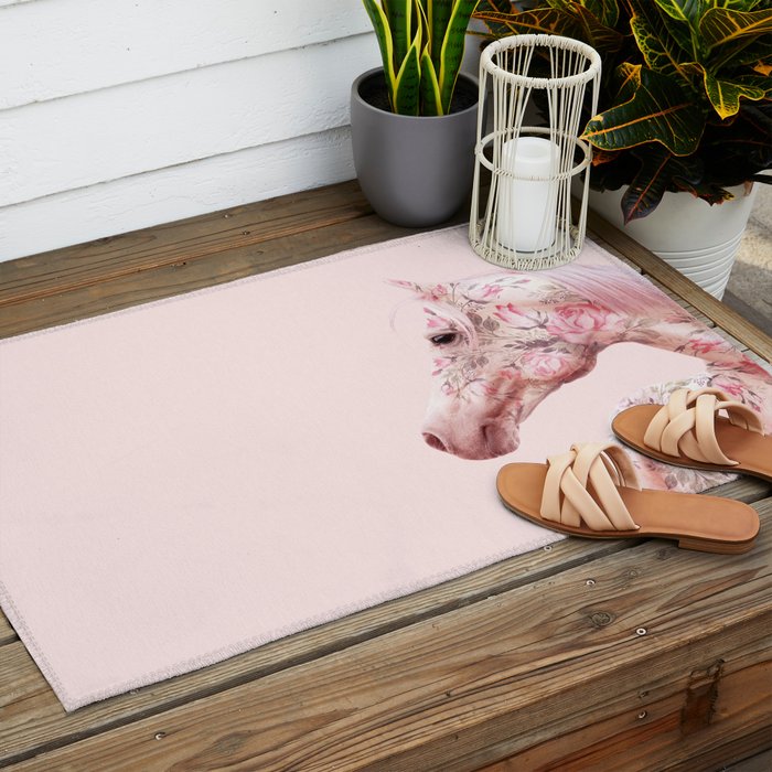 FLORAL HORSE Outdoor Rug Gallery Image 2
