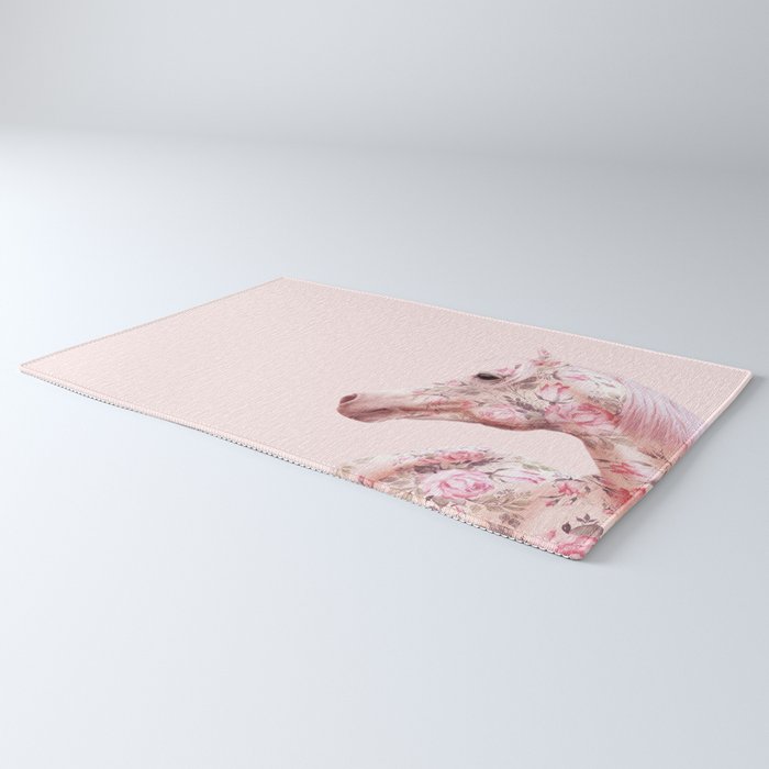 FLORAL HORSE Rug Gallery Image 3