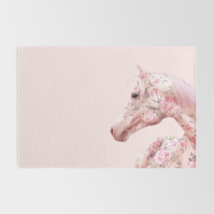FLORAL HORSE Rug Gallery Image 2