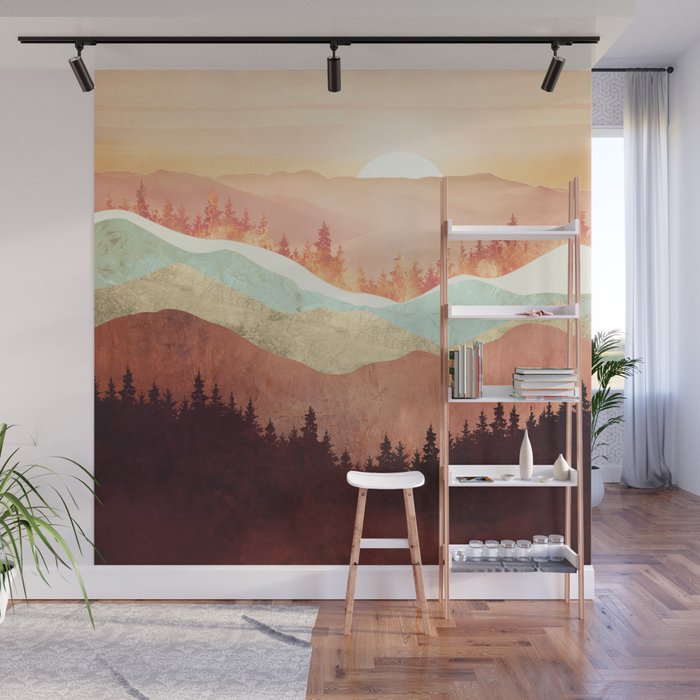 Amber Vista Wall Mural Gallery Image 1