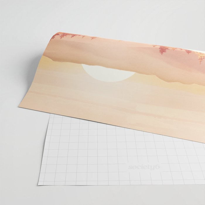 Amber Vista Wrapping Paper Gallery Image 2
