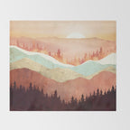 Amber Vista Throw Blanket Gallery Image 2