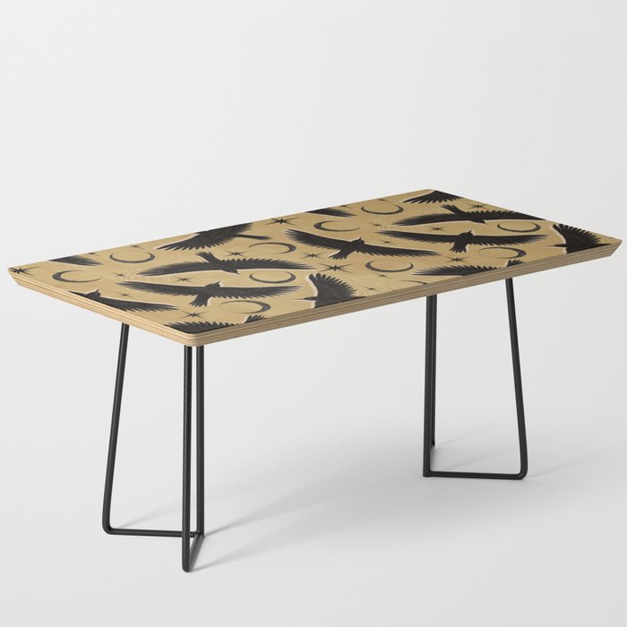 Raven with Shadow Yellow  Coffee Table Gallery Image 1