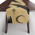 Raven with Shadow Yellow  Table Runner Gallery Image 1