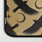 Raven with Shadow Yellow  Laptop Sleeve Gallery Image 3