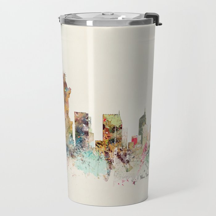 new york city skyline Travel Mug Gallery Image 2
