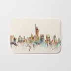 new york city skyline Bath Mat Gallery Image 1