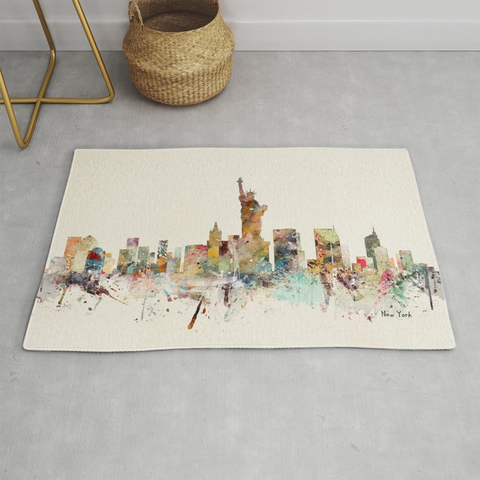 new york city skyline Rug Gallery Image 1