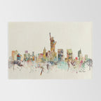 new york city skyline Rug Gallery Image 2