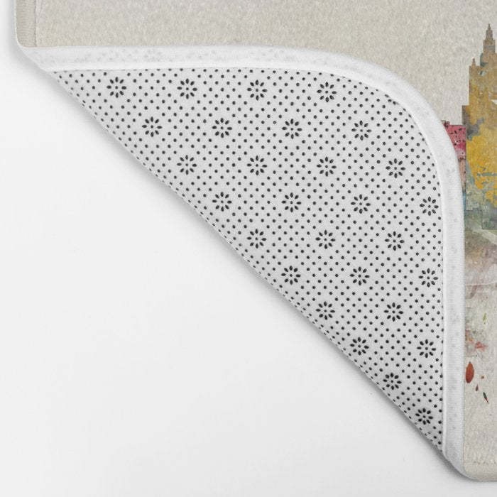 new york city skyline Bath Mat Gallery Image 2