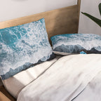 Minimalist Waves On A Beach In Iceland Pillow Sham Gallery Image 2
