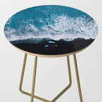 Minimalist Waves On A Beach In Iceland Side Table Gallery Image 2
