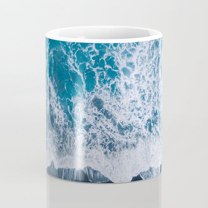 Minimalist Waves On A Beach In Iceland Coffee Mug Gallery Image 4